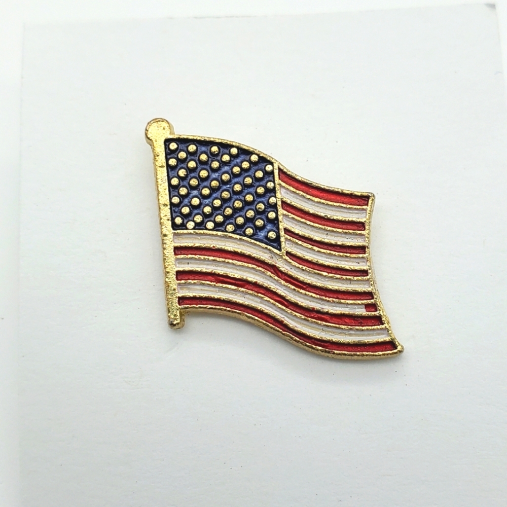 American flag pin
